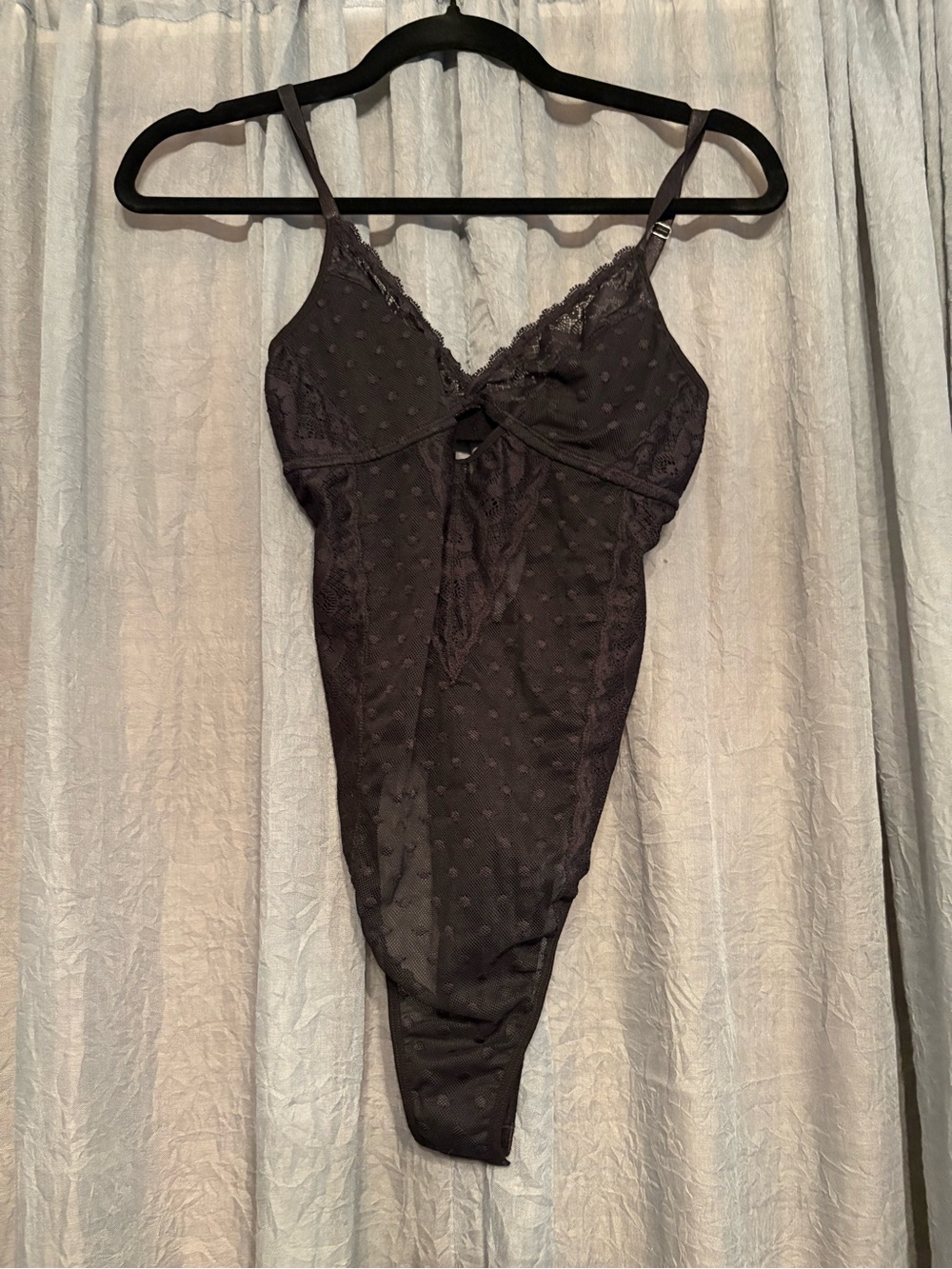 Mucci Mesh polka dot bodysuit